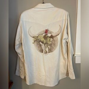Vintage Wrangler Rodeo Button Down